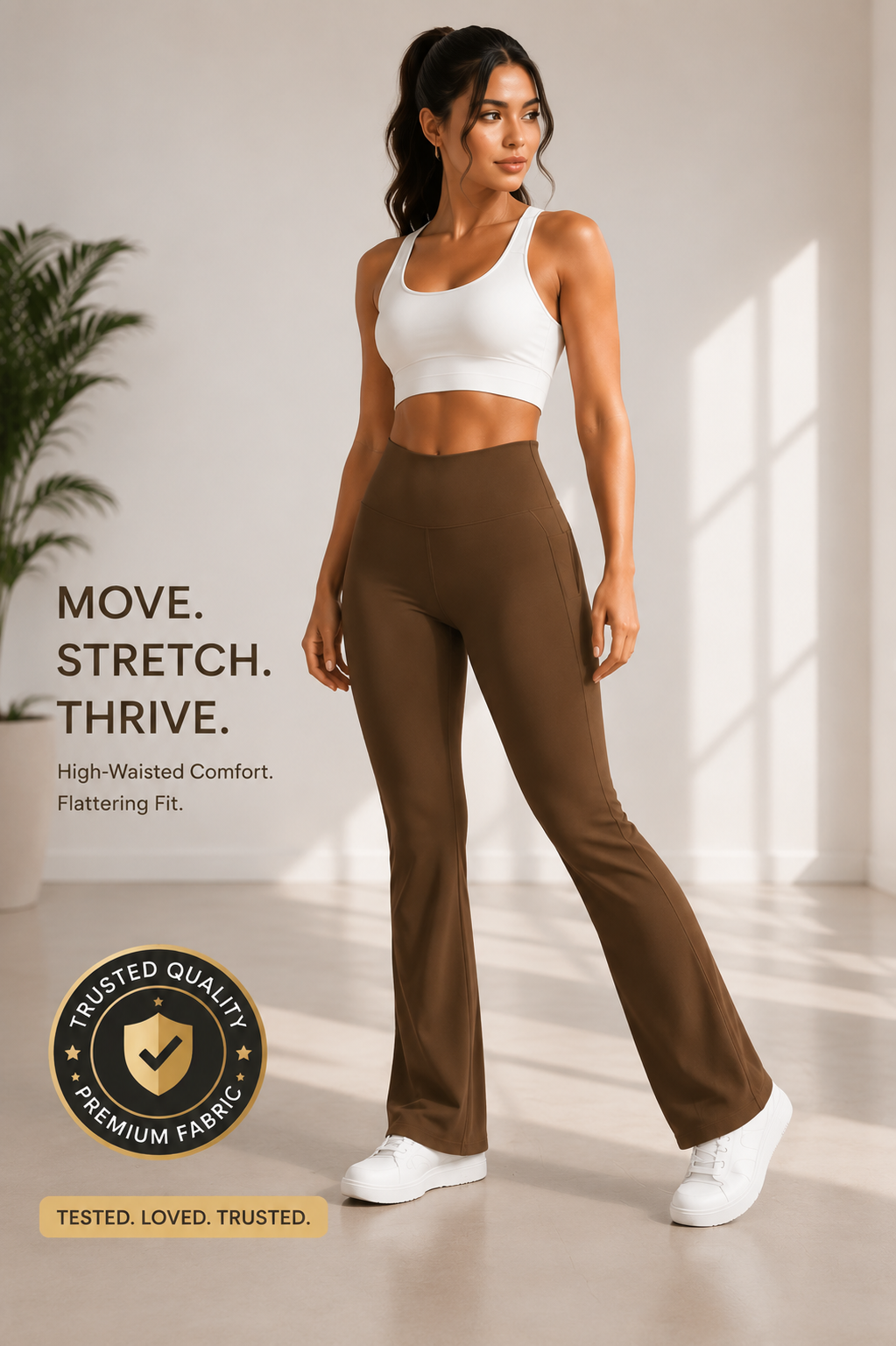 High-Waisted Sculpt Flare Leggings