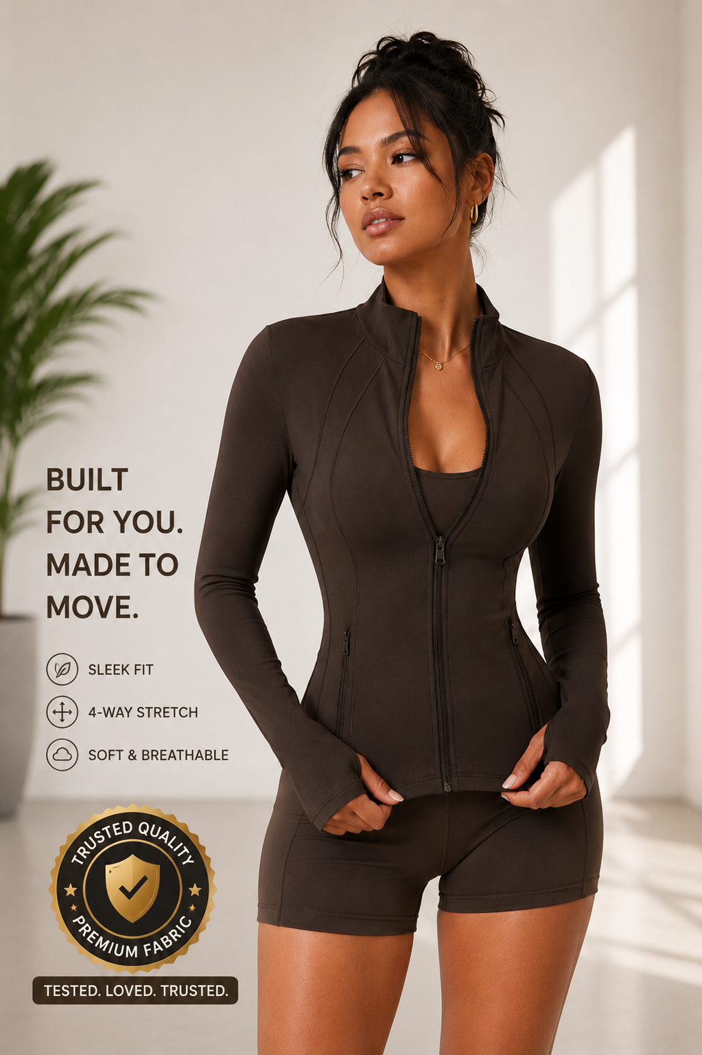 Sculpt Zip Jacket
